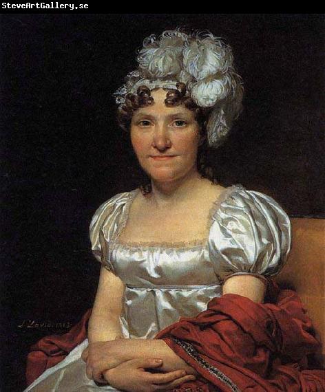 Jacques-Louis  David Portrait of Marguerite-Charlotte David